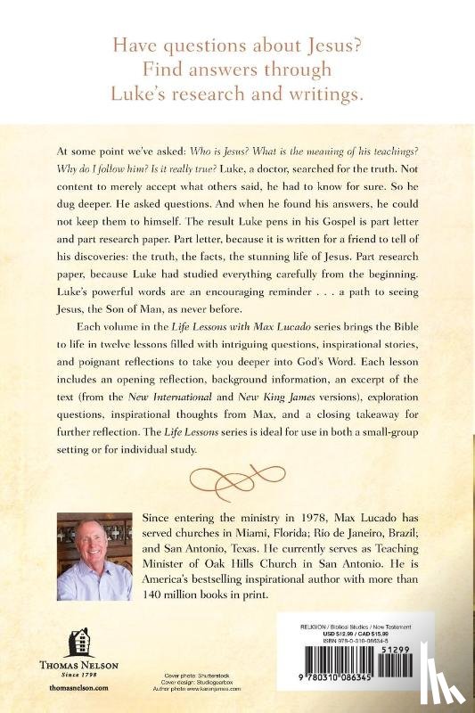 Lucado, Max - Life Lessons from Luke