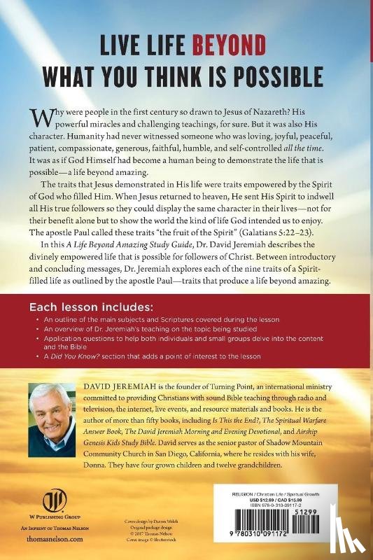 Jeremiah, Dr. David - A Life Beyond Amazing Bible Study Guide