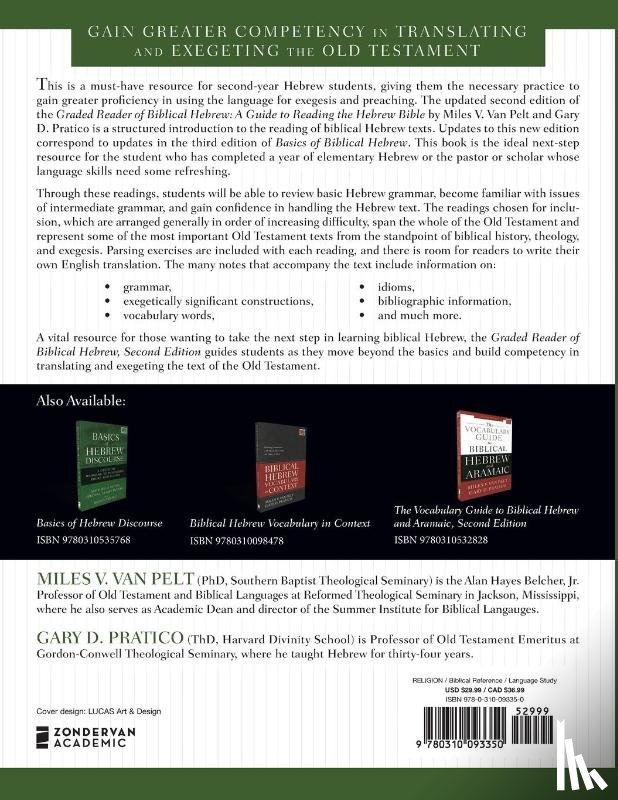 Van Pelt, Miles V., Pratico, Gary D. - Graded Reader of Biblical Hebrew, Second Edition