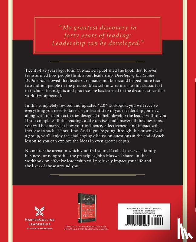 Maxwell, John C. - Developing the Leader Within You 2.0 Workbook
