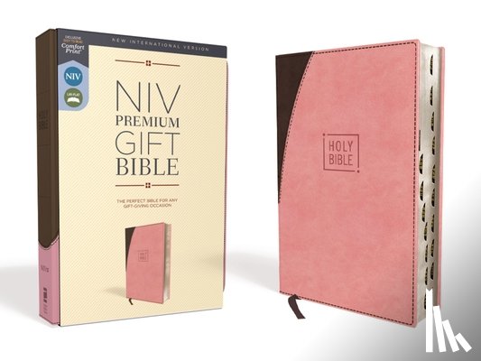 Zondervan - Zondervan: Niv, Premium Gift Bible, Leathersoft, Pink/Brown,