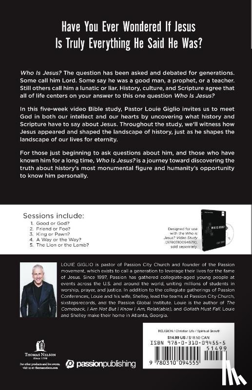 Giglio, Louie - Who Is Jesus? Bible Study Guide