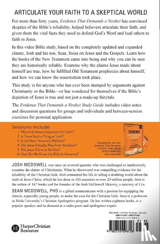 McDowell, Josh, McDowell, Sean - Evidence That Demands a Verdict Bible Study Guide