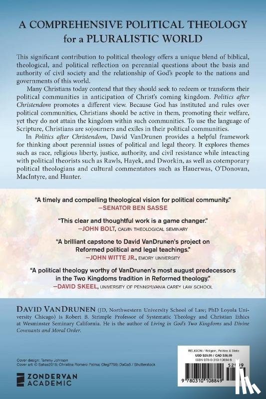 VanDrunen, David - Politics after Christendom