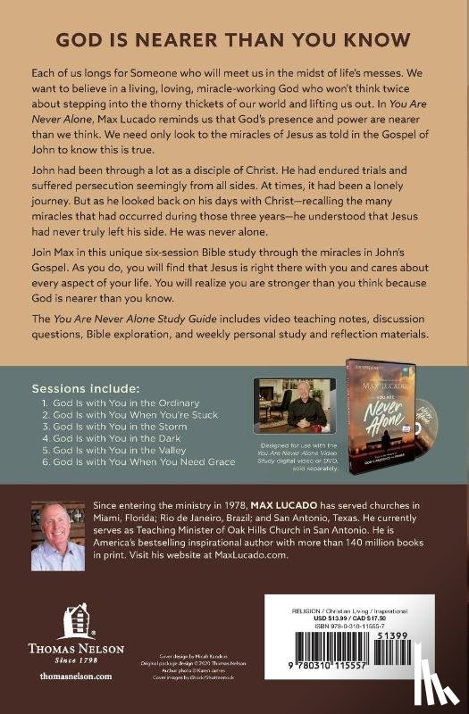 Lucado, Max - You Are Never Alone Study Guide