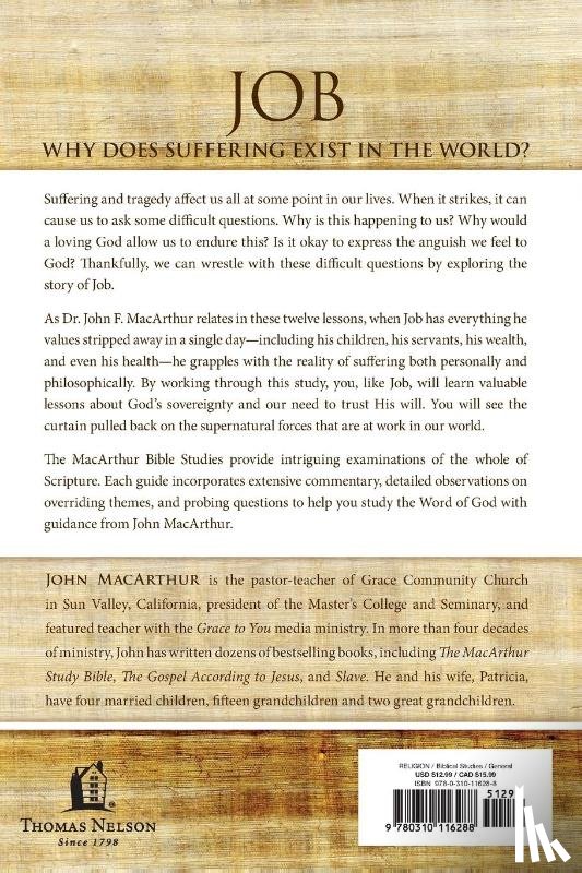 MacArthur, John F. - Job