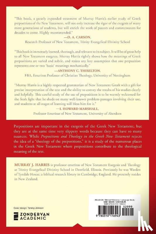 Harris, Murray J. - Prepositions and Theology in the Greek New Testament