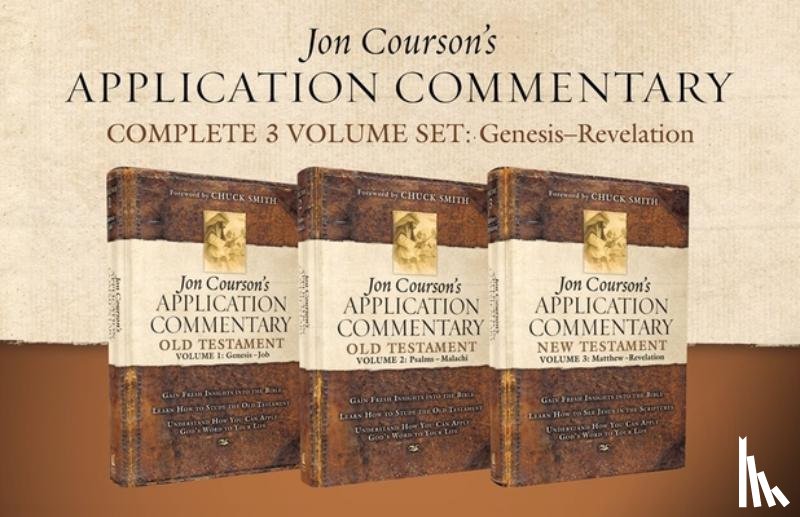 Courson, Jon - Jon Courson's Application Commentary, Complete 3-Volume Set: Genesis - Revelation