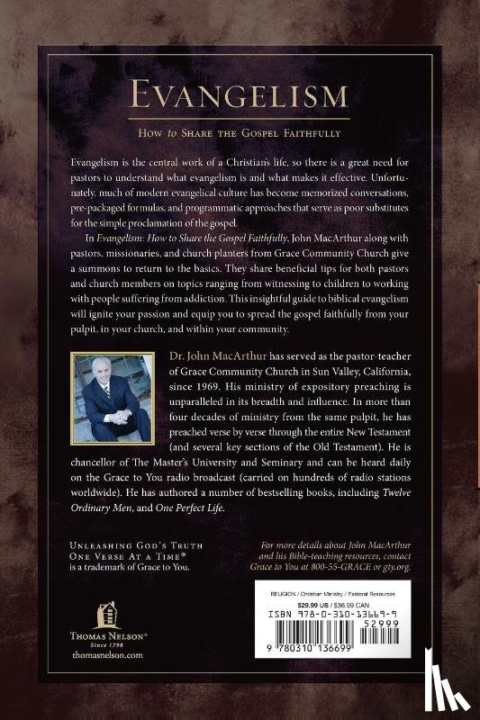 MacArthur, John F., Grace Community Church Staff - Evangelism