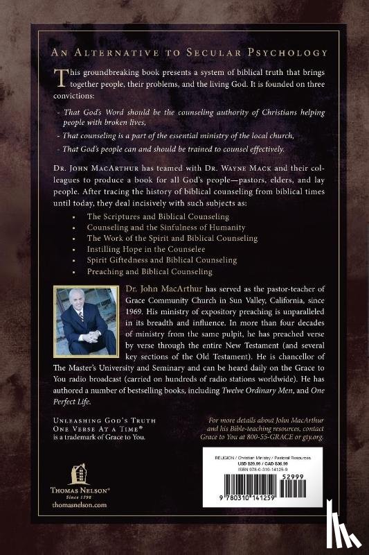 MacArthur, John F., Mack, Wayne A., Master's College Faculty - Counseling