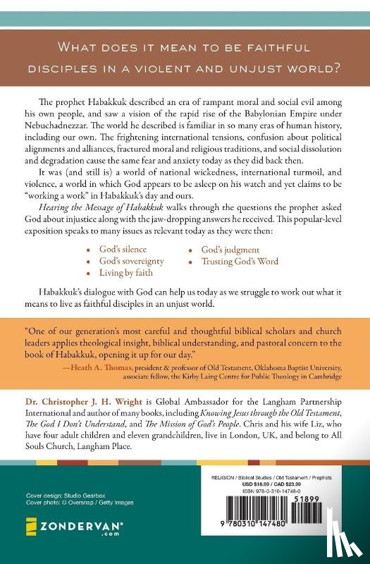 Wright, Christopher J. H. - Hearing the Message of Habakkuk