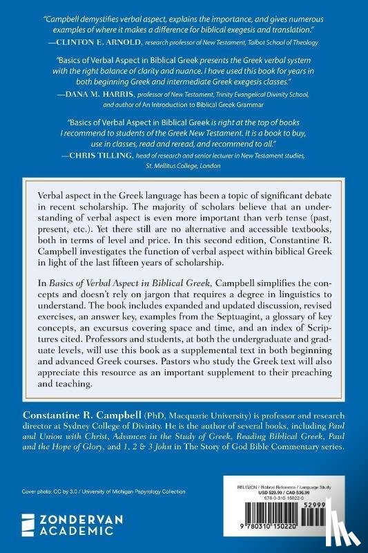 Campbell, Constantine R. - Basics of Verbal Aspect in Biblical Greek