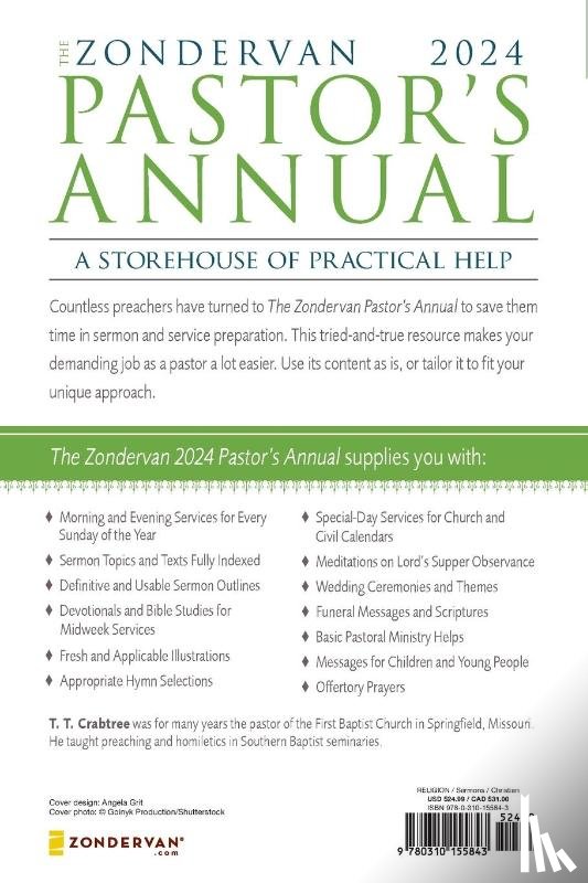 Crabtree, T. T. - The Zondervan 2024 Pastor's Annual
