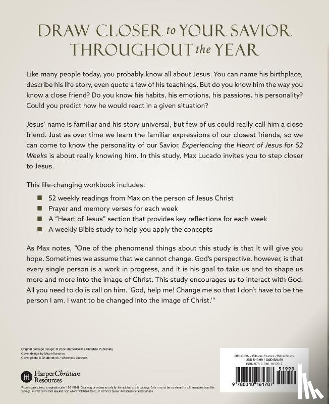 Lucado, Max - Experiencing the Heart of Jesus for 52 Weeks Revised and Updated