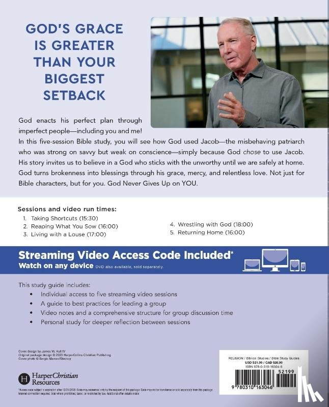 Lucado, Max - God Never Gives Up on You Bible Study Guide plus Streaming Video
