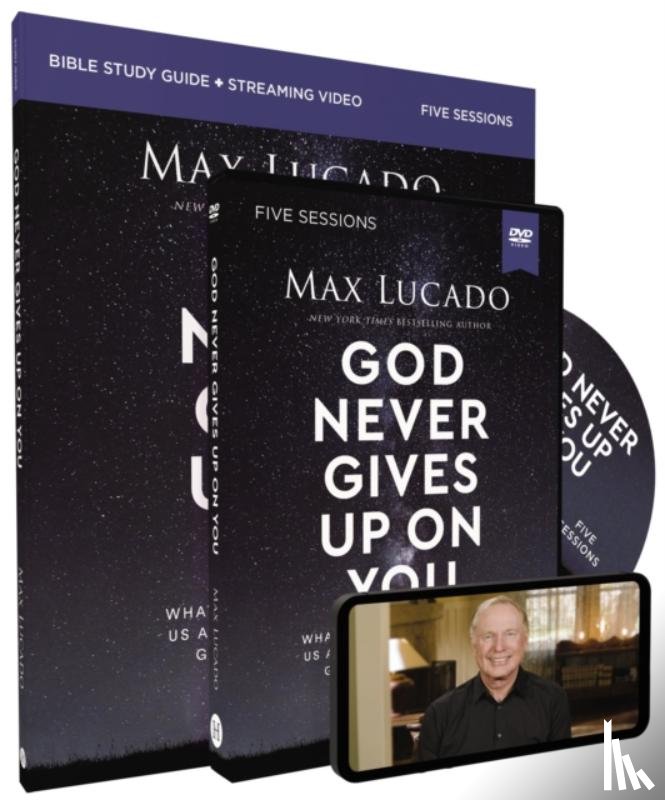 Lucado, Max - God Never Gives Up on You Study Guide with DVD