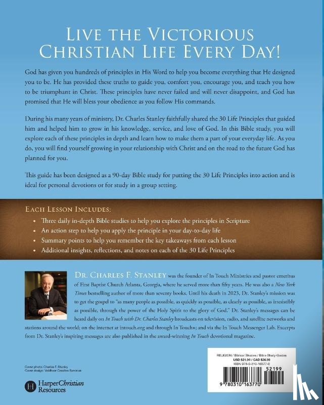 Stanley, Charles F. - 30 Life Principles Bible Study Updated Edition