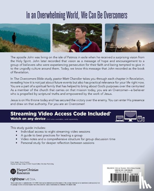 Chandler, Matt - The Overcomers Bible Study Guide plus Streaming Video