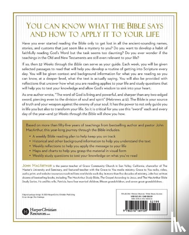 MacArthur, John F. - 52 Weeks through the Bible