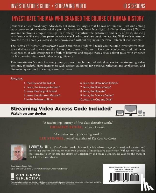Wallace, J. Warner - Person of Interest Investigator's Guide plus Streaming Video