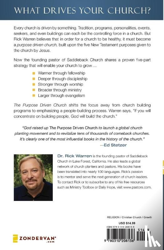 Warren, Rick - The Purpose Driven Church