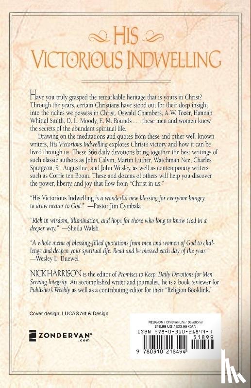 Harrison, Nick - His Victorious Indwelling