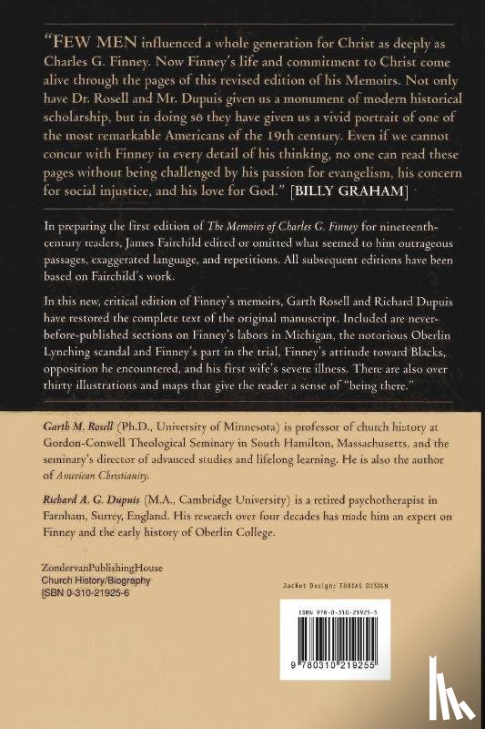 Rosell, Garth M. - The Memoirs of Charles G. Finney