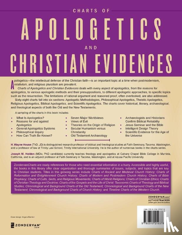 House, H. Wayne, Holden, Joseph M. - Charts of Apologetics and Christian Evidences
