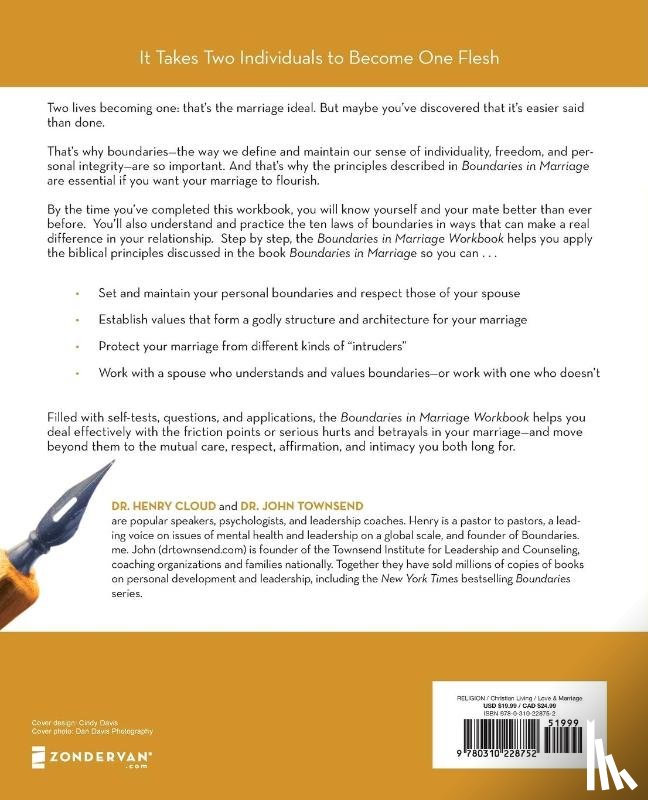 Cloud, Henry, Townsend, John - Boundaries in Marriage Workbook