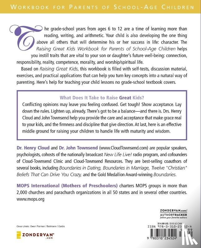 Cloud, Henry, Townsend, John - Raising Great Kids Workbook for Parents of School-Age Children