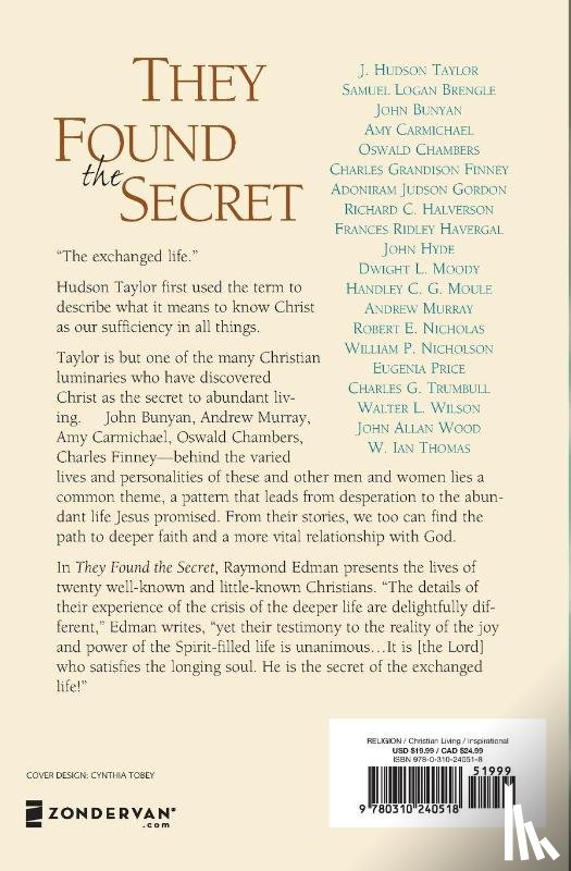 Edman, V. Raymond - They Found the Secret