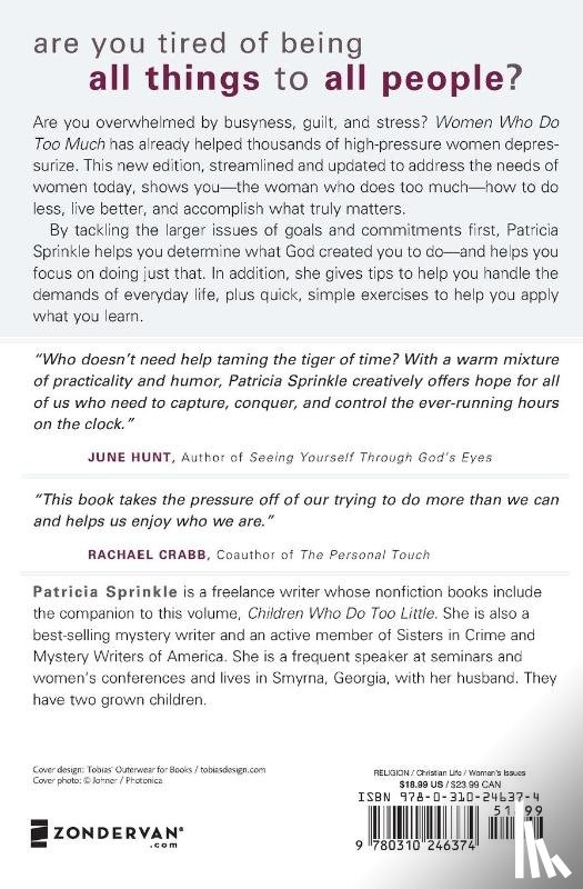 Sprinkle, Patricia - Women Who Do Too Much