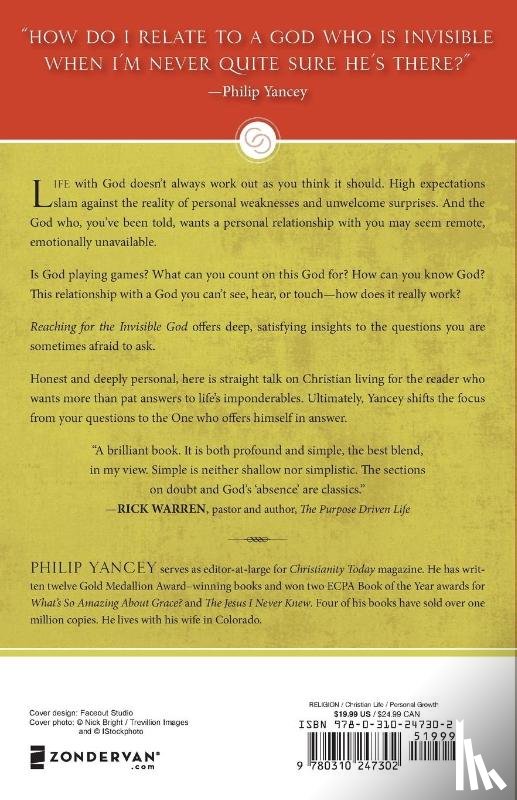 Yancey, Philip - Reaching for the Invisible God