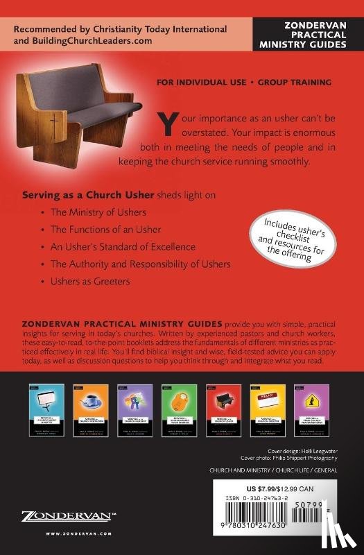  - Serving as a Church Usher