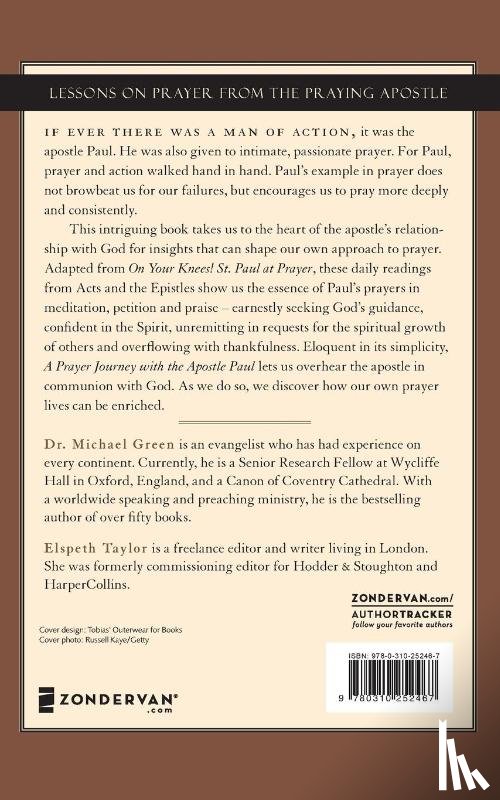 Green, Canon Dr. Michael, Taylor, Elspeth - A Prayer Journey with the Apostle Paul