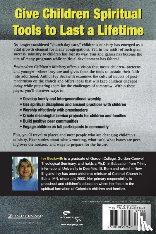 Beckwith, Ivy - Postmodern Children's Ministry