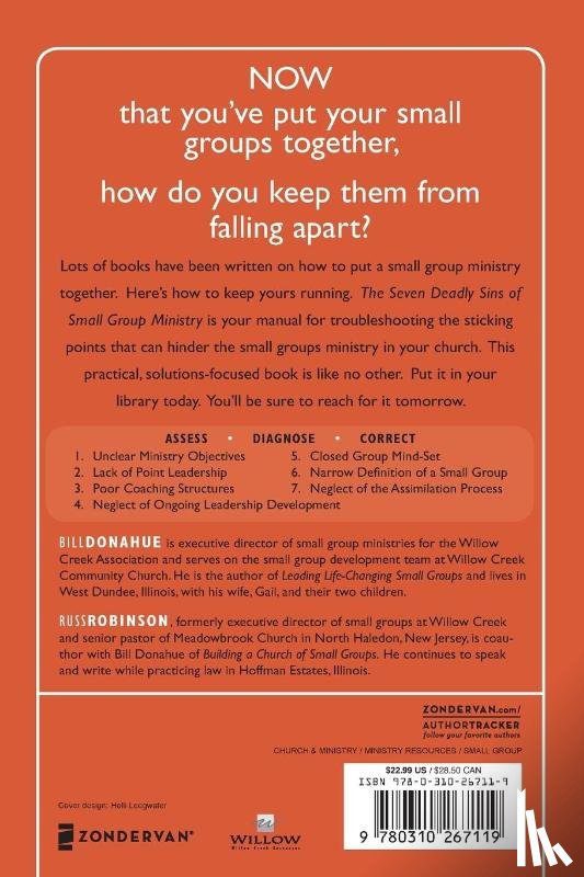 Donahue, Bill, Robinson, Russ G. - The Seven Deadly Sins of Small Group Ministry