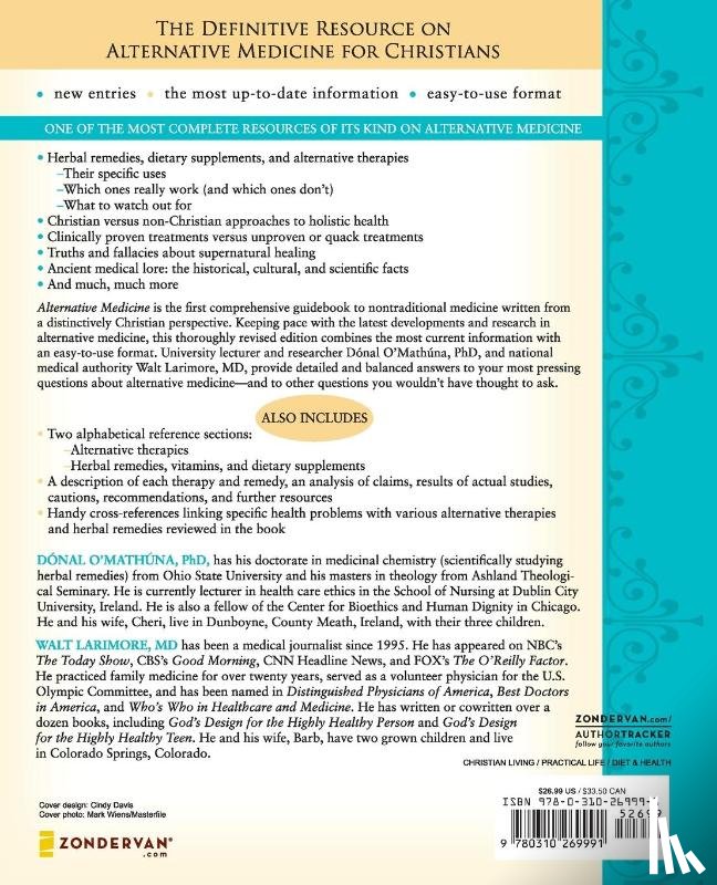O'Mathuna, Donal, Larimore, MD - Alternative Medicine