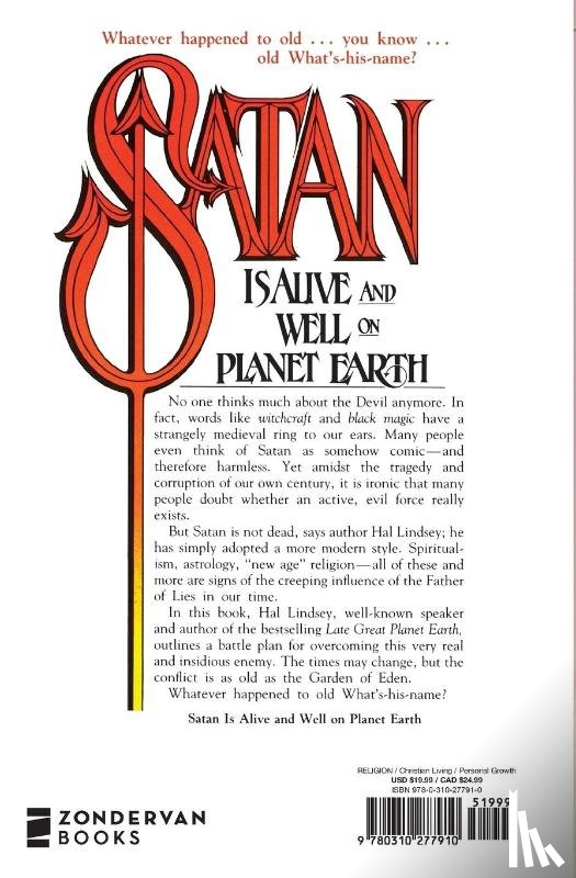 Lindsey, Hal, Carlson, Carole C. - Satan Is Alive and Well on Planet Earth