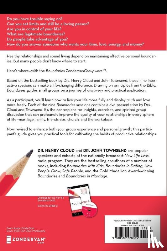 Cloud, Henry, Townsend, John - Boundaries Bible Study Participant's Guide---Revised
