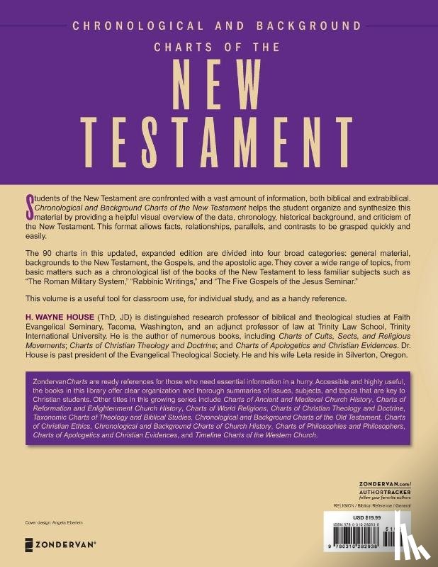 House, H. Wayne - Chronological and Background Charts of the New Testament