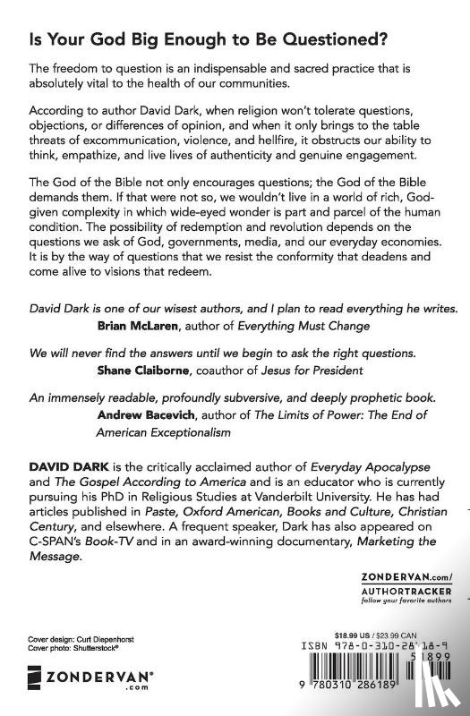 Dark, David - The Sacredness of Questioning Everything