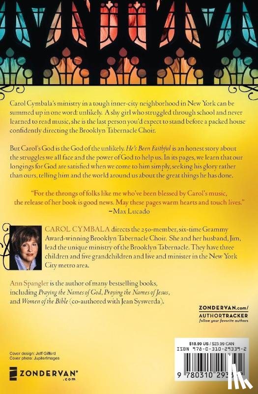 Cymbala, Carol - He's Been Faithful