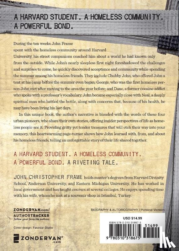 Frame, John Christopher - Homeless at Harvard