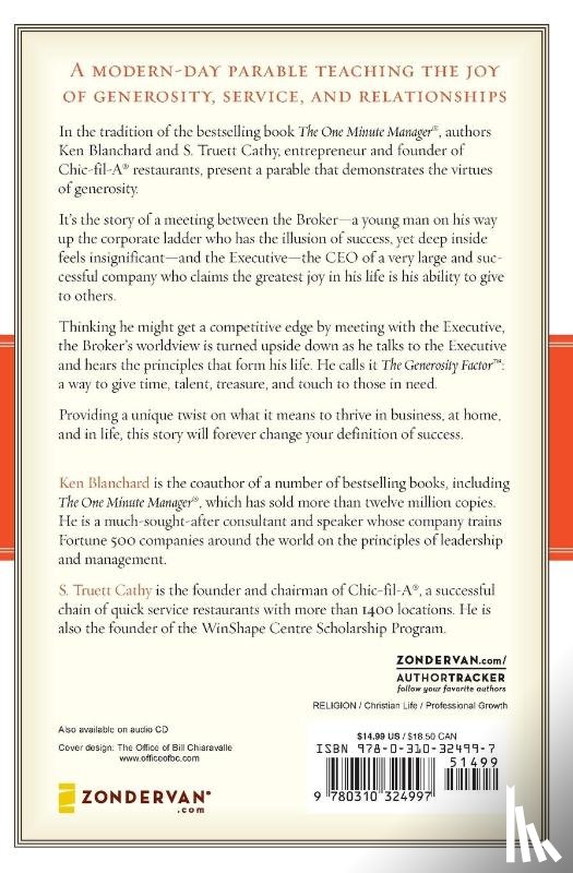 Blanchard, Ken, Cathy, S.Truett - The Generosity Factor