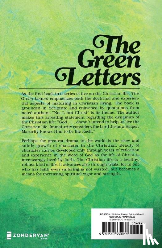 Stanford, Miles J. - The Green Letters