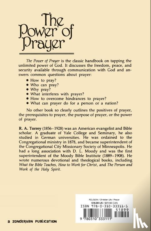 Torrey, R. A. - The Power of Prayer
