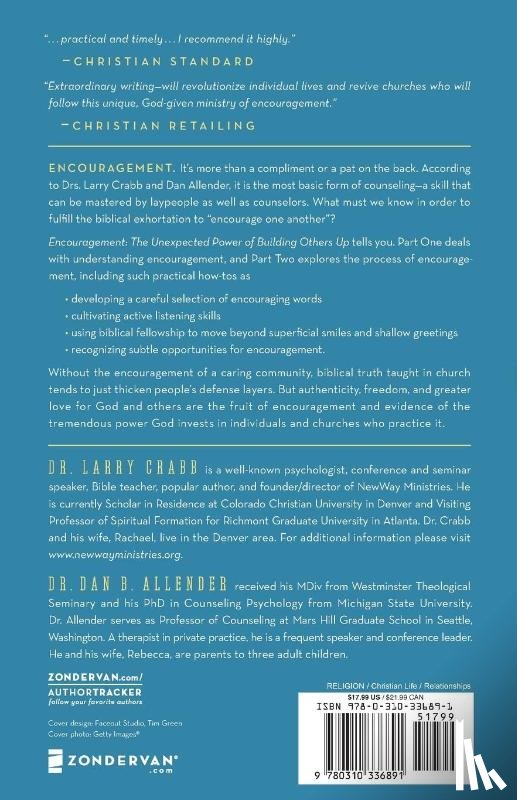 Crabb, Larry, Allender, Dr. Dan B. - Encouragement