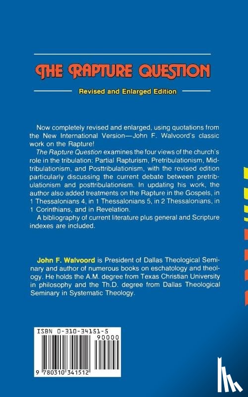 Walvoord, John F. - The Rapture Question