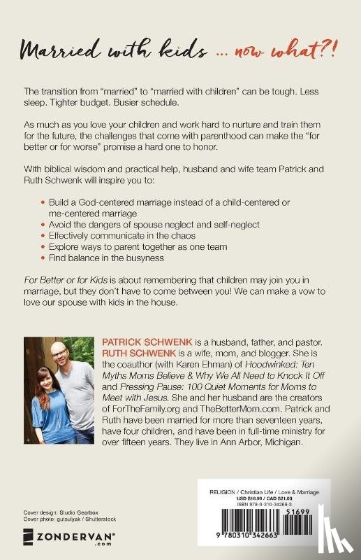 Schwenk, Patrick and Ruth - For Better or for Kids